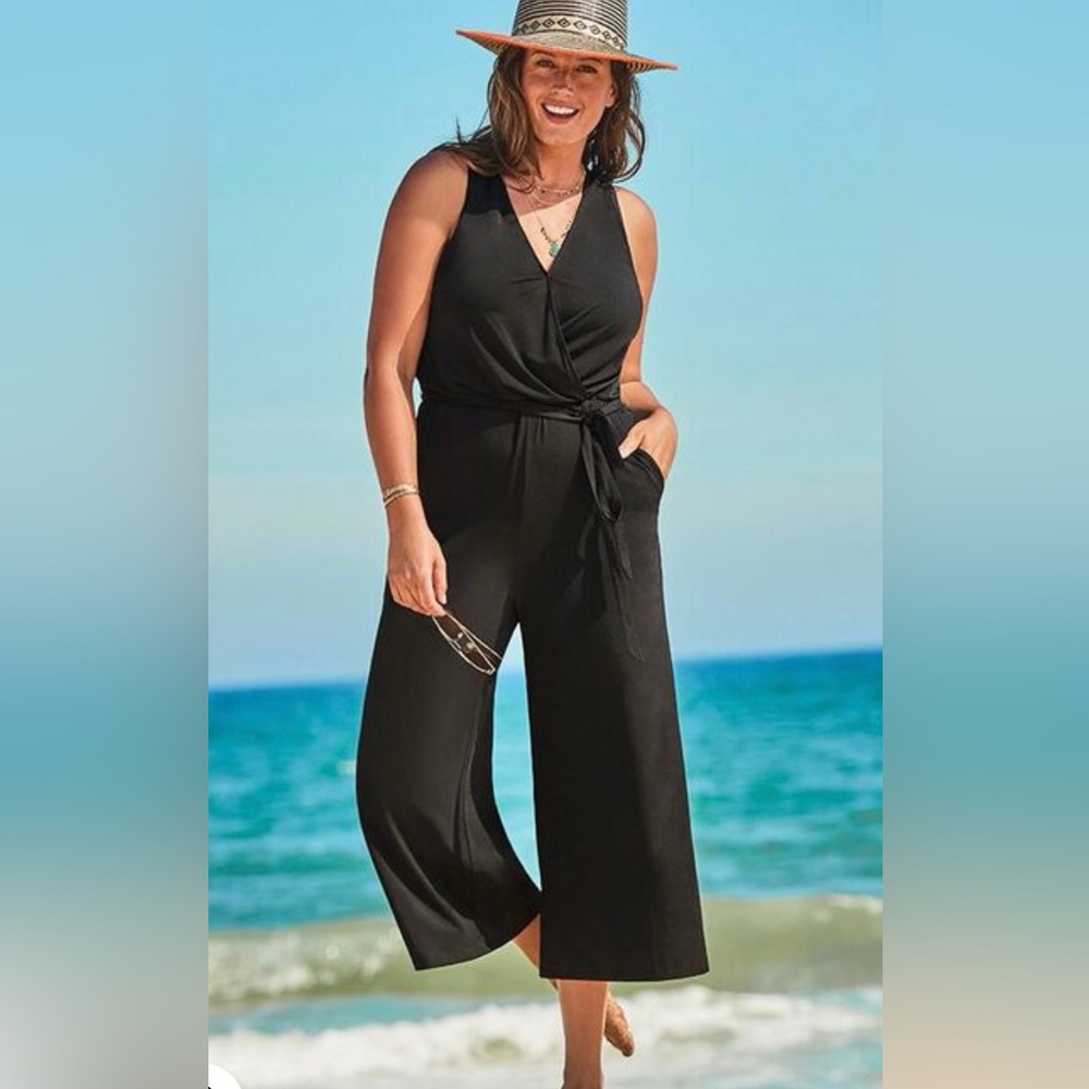 NWT Black Jumpsuit Size 14/16